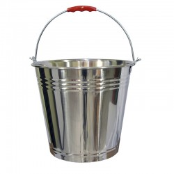 Balde Inox Com Alça 12 Litros Industrial DOC-5388