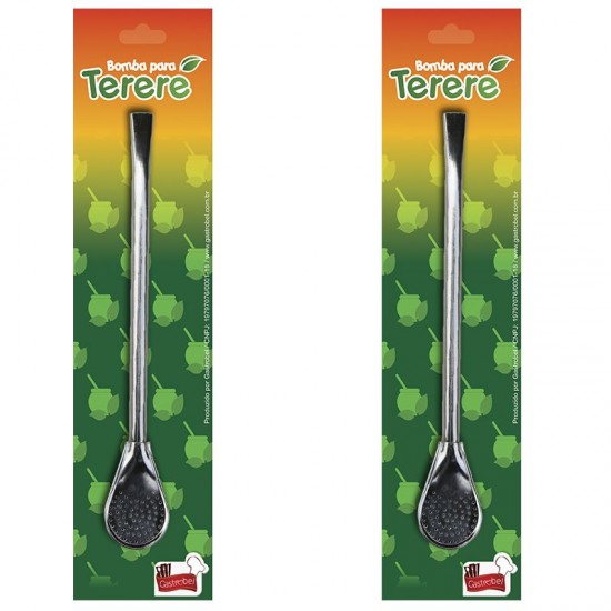Bombas Metal Media 19cm Polida Encartelada GAS-1044