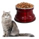 Comedouro Alumínio Gatos Medio 400ml Vermelho Verniz GAS-1666