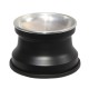 Comedouro Alumínio Gatos Medio 400ml Preto Liso GAS-1668