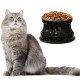 Comedouro Alumínio Gatos Medio 400ml Preto Pigmentado GAS-1743