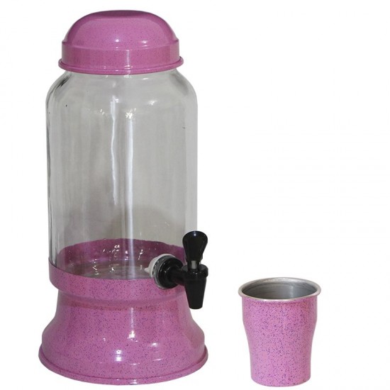 Barrica Vidro 3.2 litros Rosa Pigmentado GAS-1778