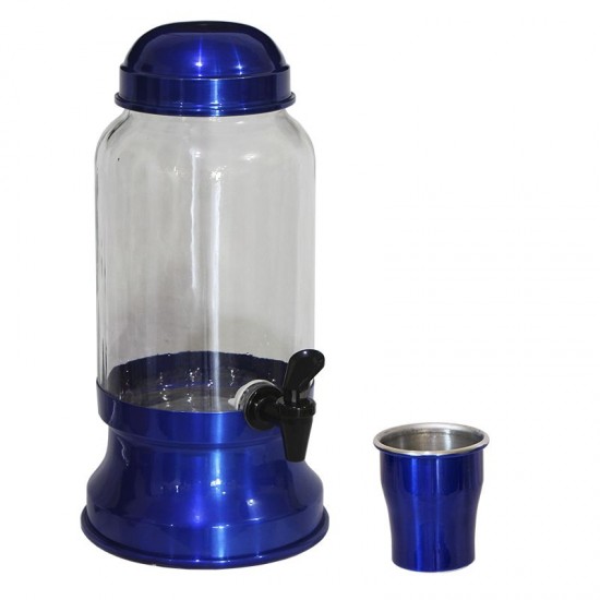 Barrica Vidro 3.2 litros Azul Verniz GAS-1787