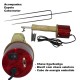 Espeto Giratório Elétrico Bivolt Triplo Vermelho Verniz GAS-1995